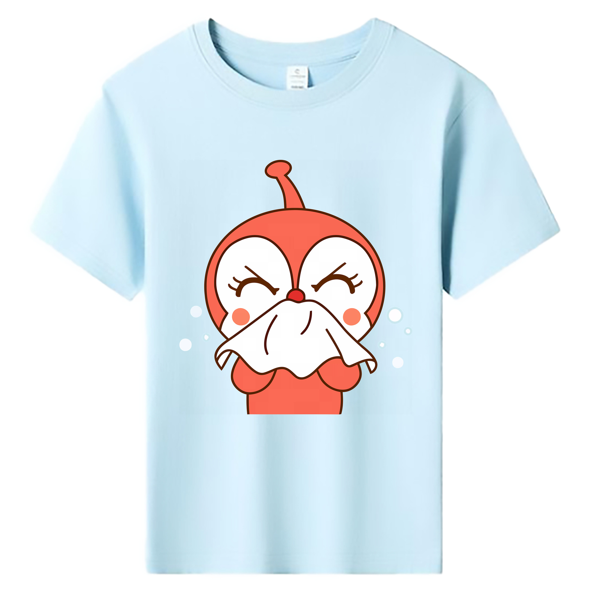 （画像用） アンパンマン Anpanman 綿100％キッズTシャツ（フロントプリント）